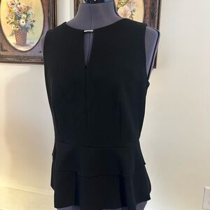 WHBM Black Sleeveless Top